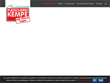 Tablet Screenshot of fleischerei-kempe.de